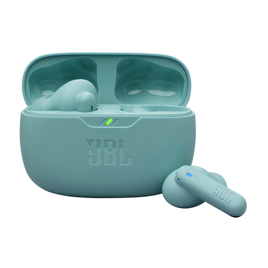 JBL Wave Beam 2 - Blue - True Wireless Noise Cancelling Earbuds - Hero